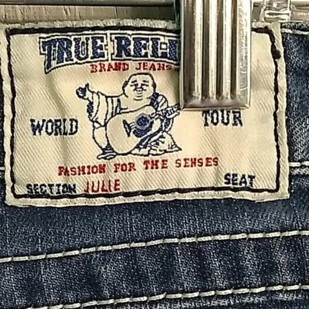 True Religion Julie Low-Rise Vintage y2k Skinny Jeans - Picture 5 of 5